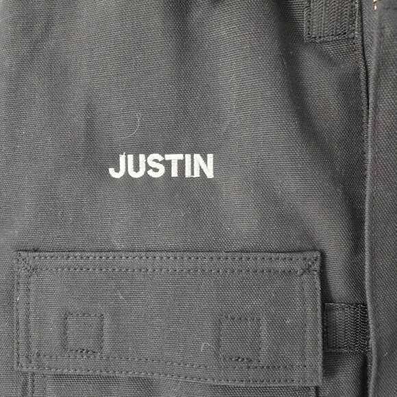 Carhartt Jacket Black Hood Canvas Quilt Lined - Picture 4 of 6